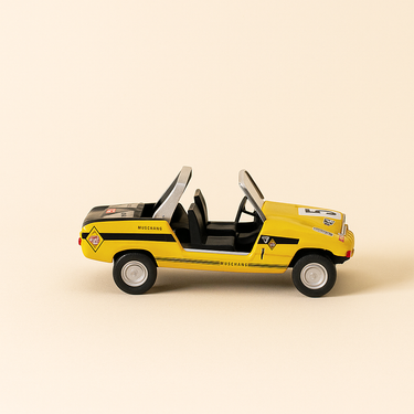 Photo professionnelle de la voiture miniature Renault 4 Muschang Bimoteur 4X4 Rallye Infernal - Image clean haute qualité