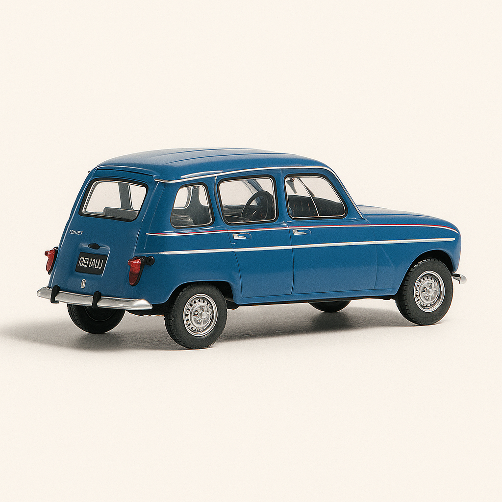 Renault 4 shopping série spéciale belge bleue