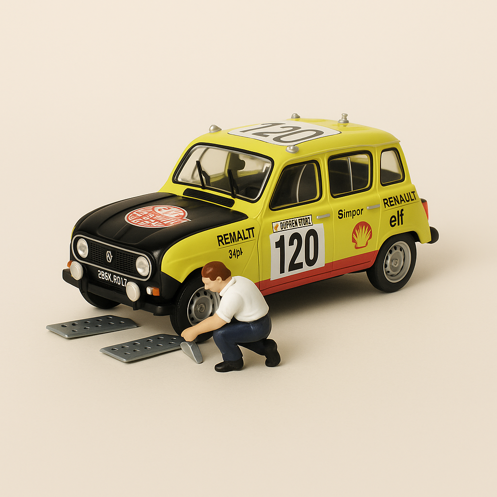 Renault 4 Sinpar N° 120 (rallye Paris - Dakar 1980)
