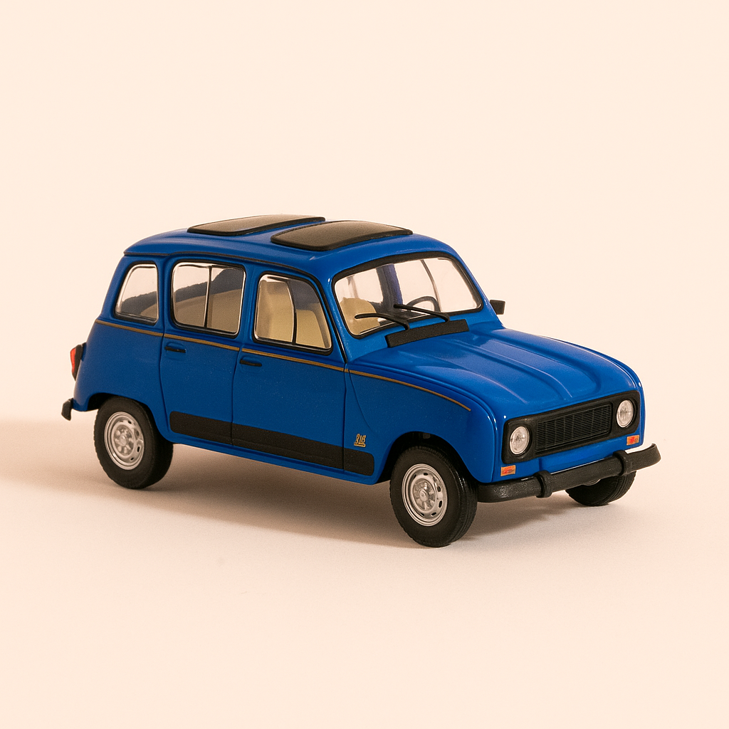 Renault 4 blu degli anni Sessanta
