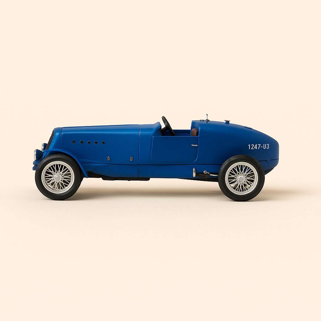 Renault 40 CV typ NM niebieski (24-godzinny rekord prędkości w lipcu 1926 r.)