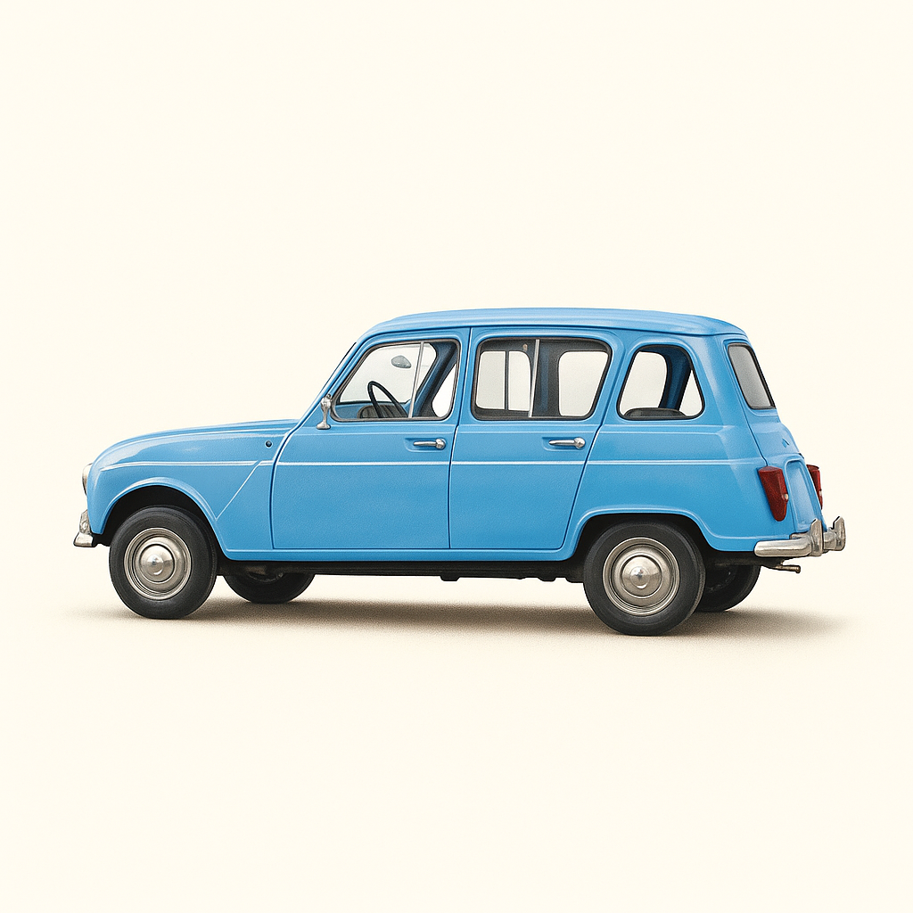 Renault 4L azzurra del 1962