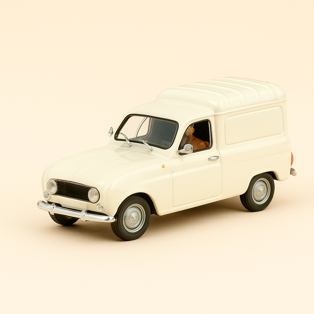 Wäissen Renault 4L Van vun 1962
