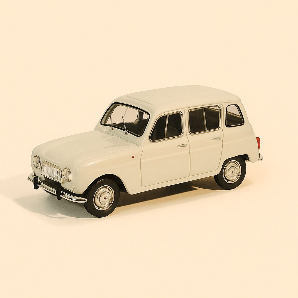 Renault 4L superwäiss vun 1962