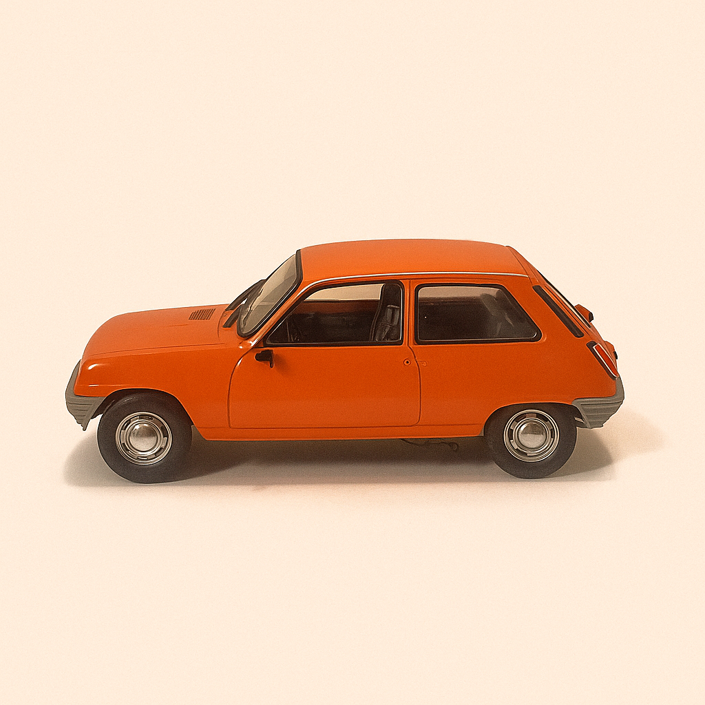 Orange Renault 5 vun 1972