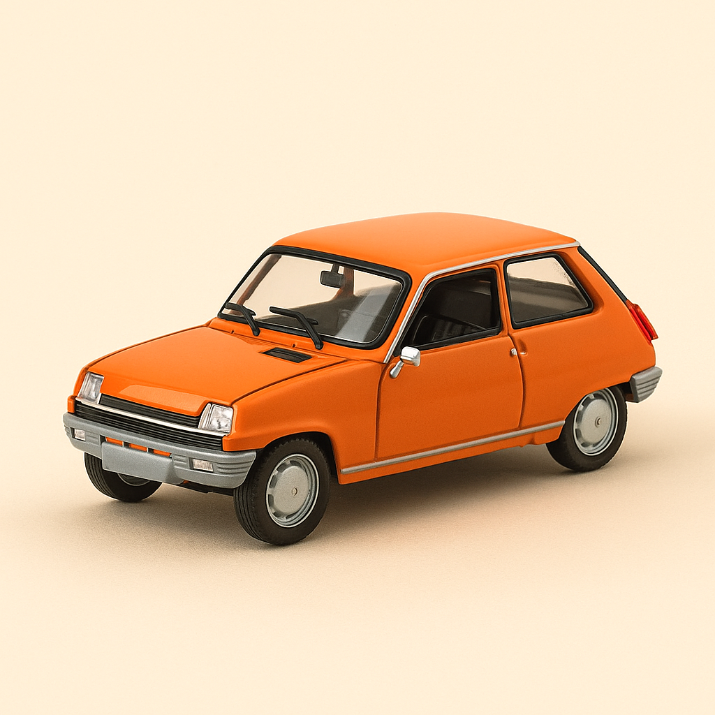 Orange Renault 5 TL vun 1976