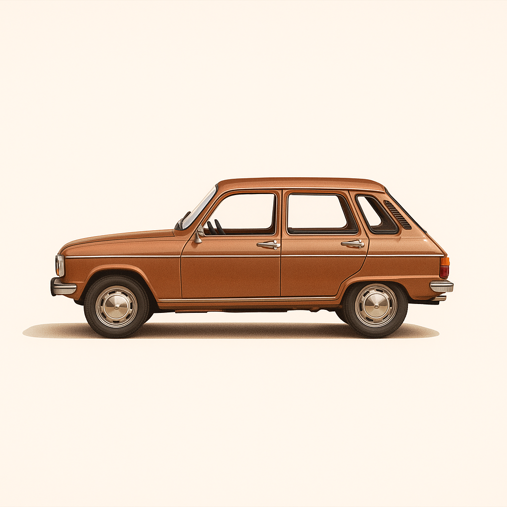 Renault 6 TL marrón de 1976