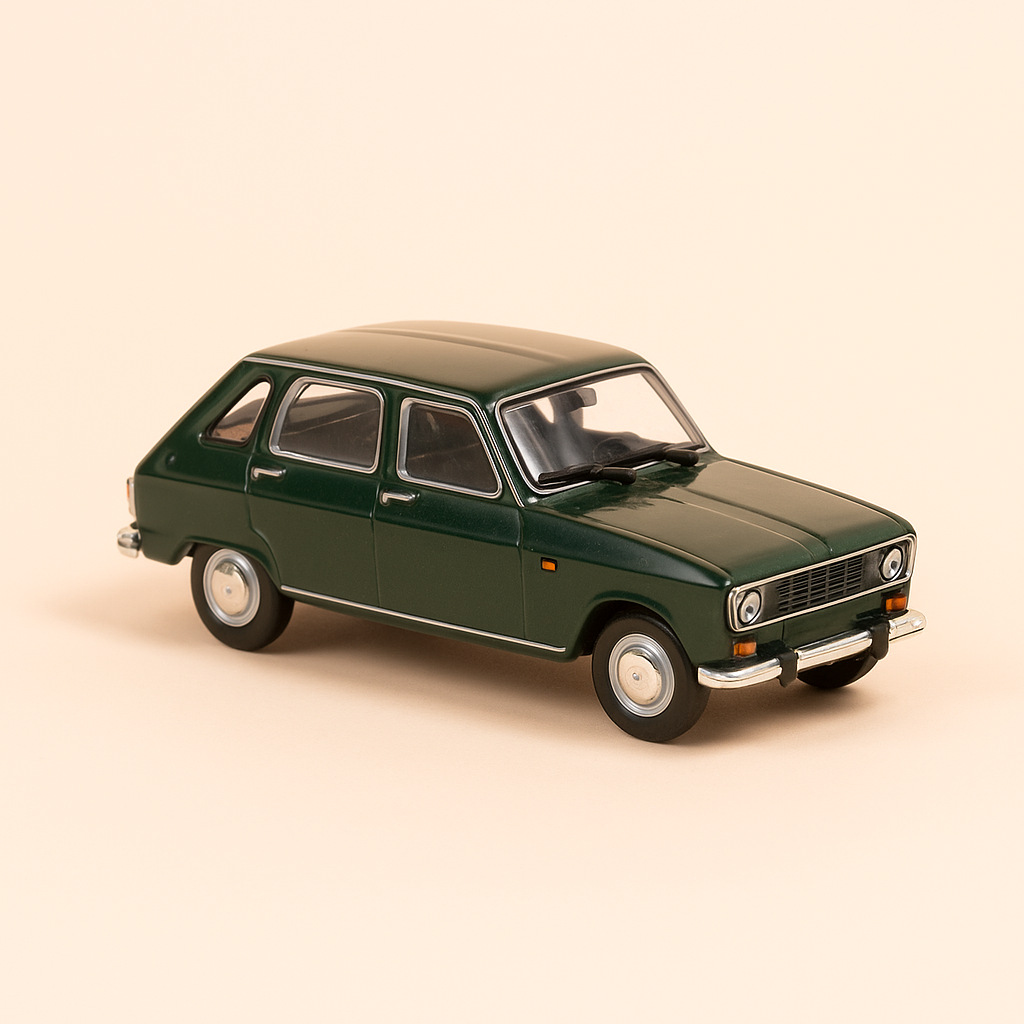 Renault 6 verte foncée de 1968
