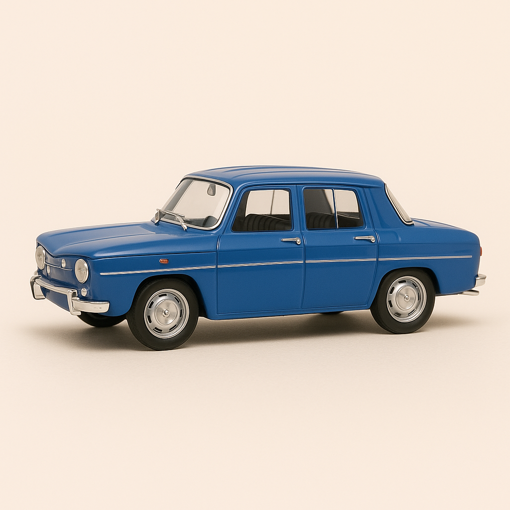 Niebieski Renault 8 Gordini 1100 z 1965 roku