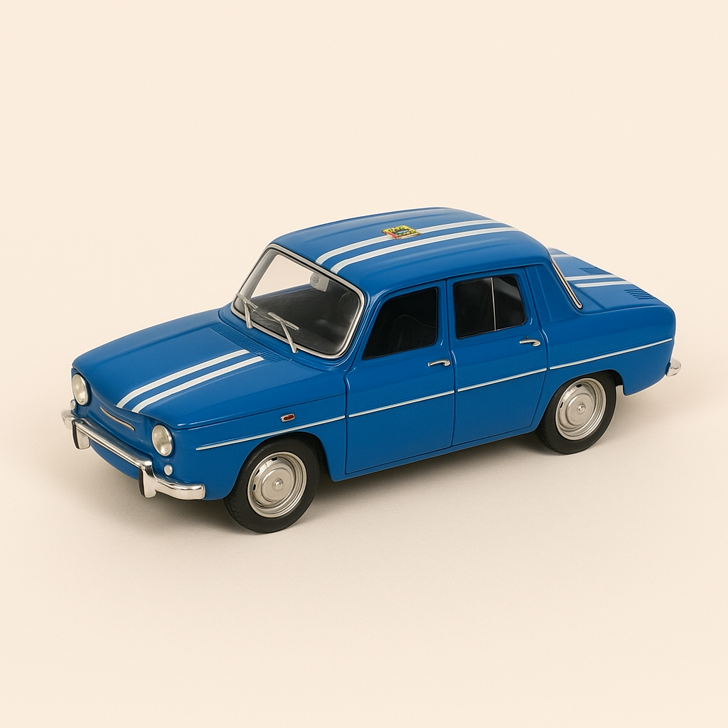 Niebieski Renault 8 Gordini z 1964 roku