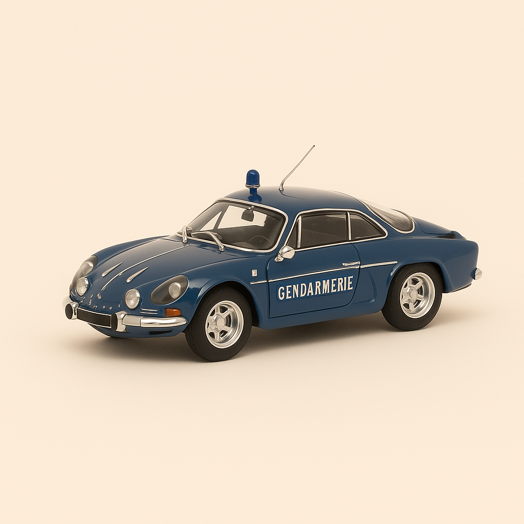 Renault A110 azul de 1971 GENDARMERÍA