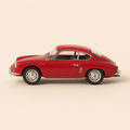 Photo professionnelle de la voiture miniature Renault Alpine A106 Mille Miles Rouge De 1956 Grande Boite Plexi - Image clean haute qualité