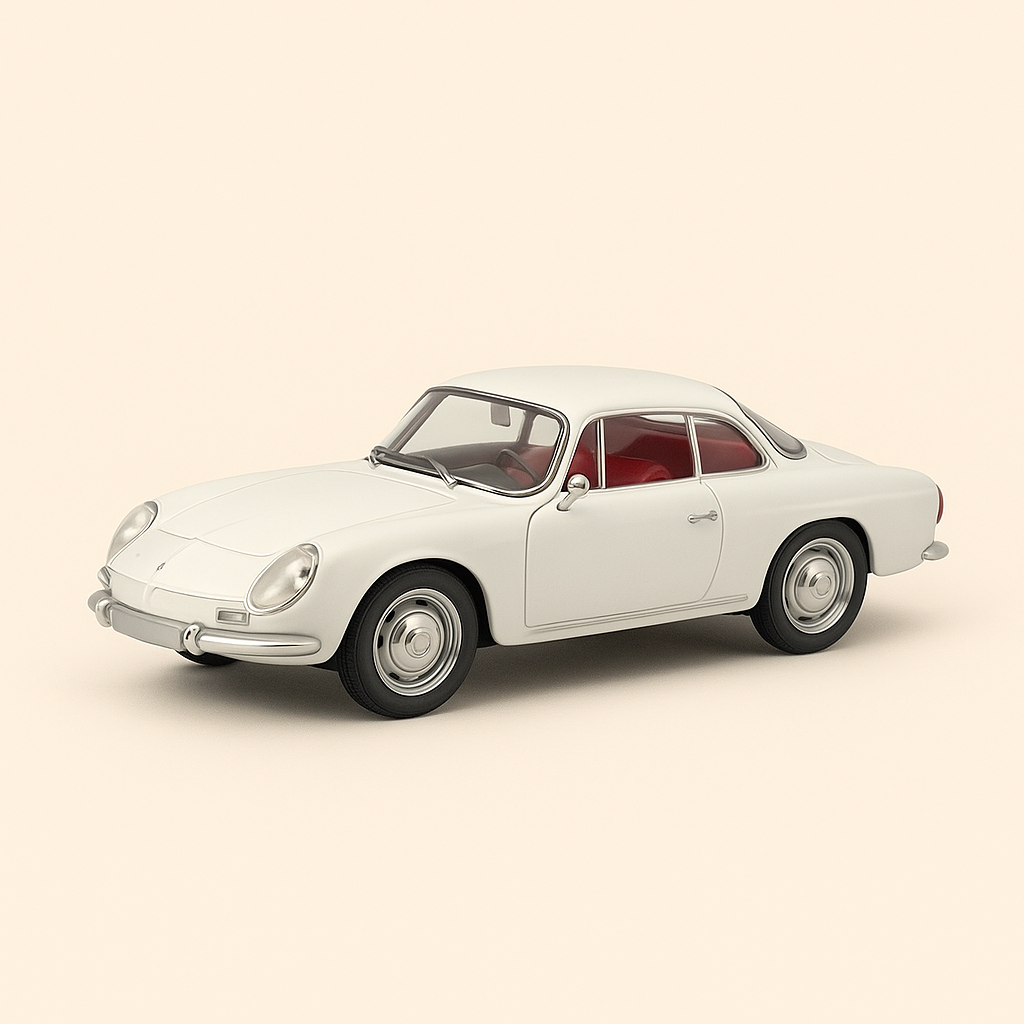 Wäissen Renault Alpine A108 2+2 Coupé vun 1961