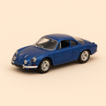 Photo professionnelle de la voiture miniature Renault Alpine A110 Bleue De 1970 Solido N 1803 - Image clean haute qualité