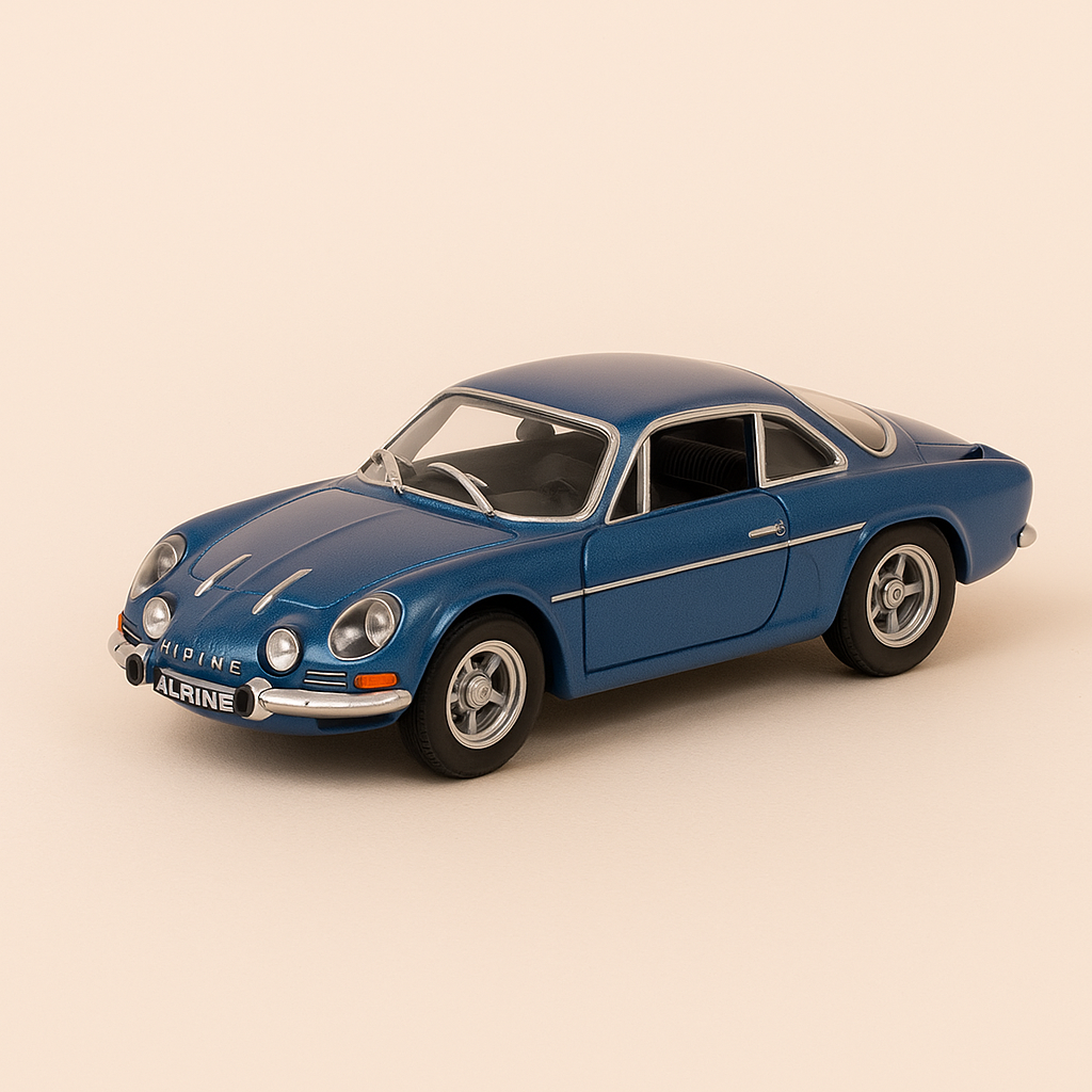 Renault Alpine A110 blu del 1973 + Renault Alpine A110 Rally blu del 1973 (scala HO)