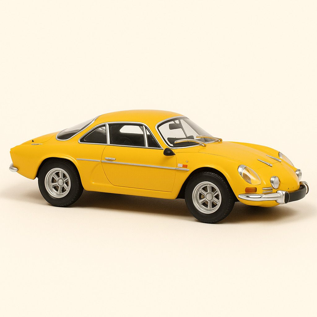 1971 orange-giel Renault Alpine A110 (Moossstaf 1:24)