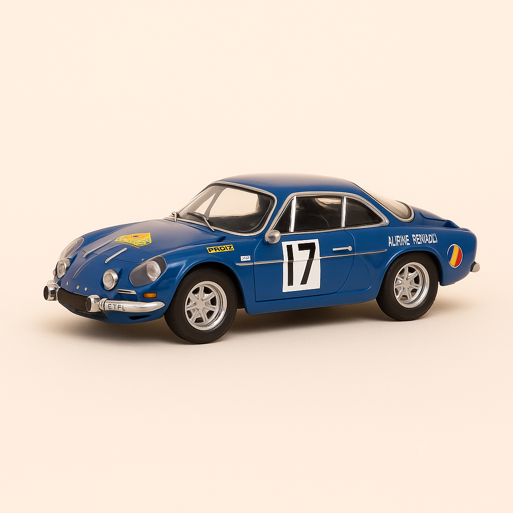 Rajd Renault Alpine A110 Lyon-Charbonnières z 1970 r. (nr 17)