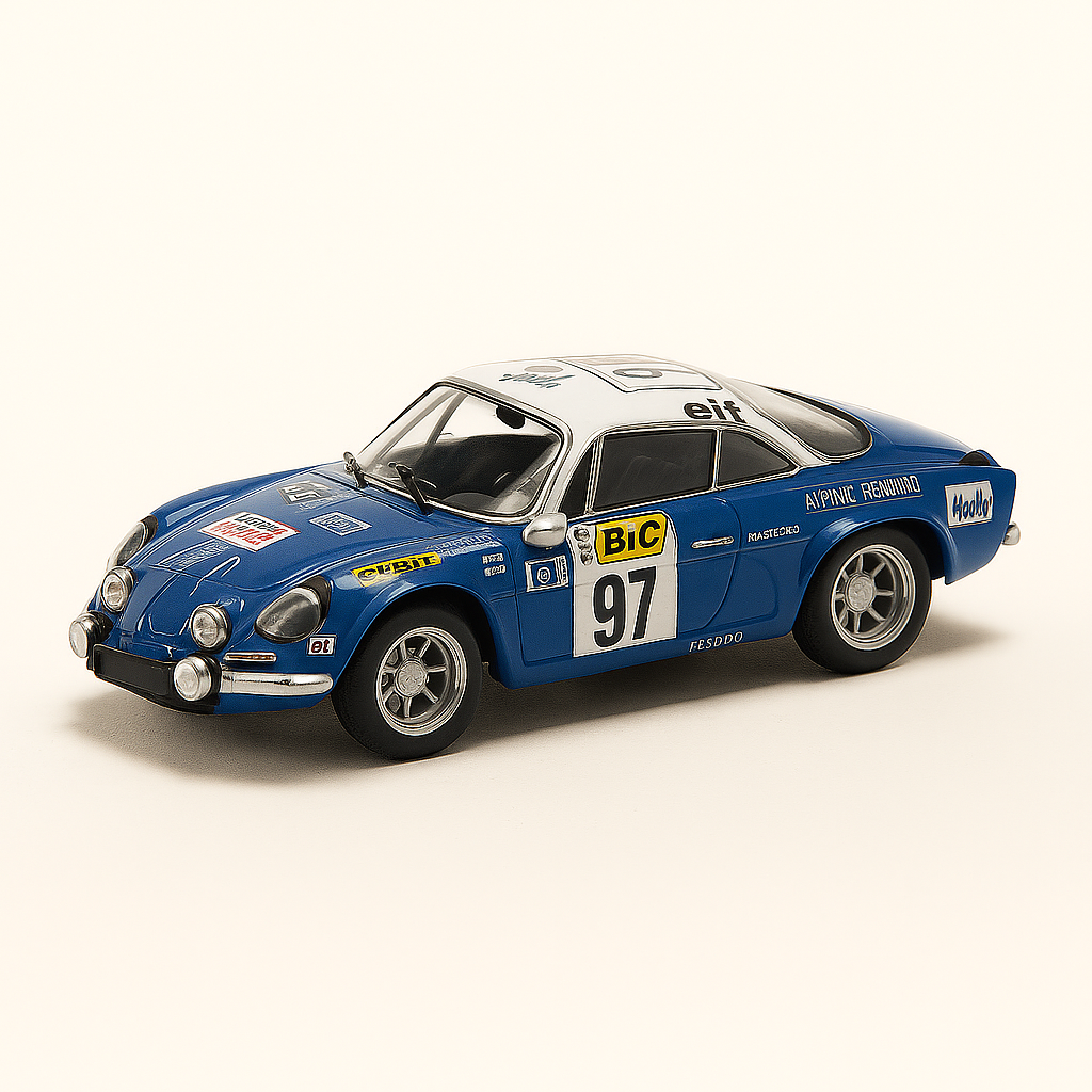 Renault Alpine A110 Tour de France Automobil vun 1972 (Nummer 97)