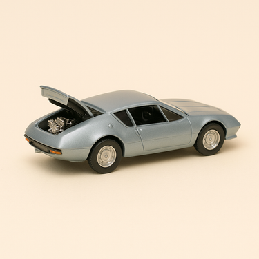 Photo professionnelle de la voiture miniature Renault Alpine A310 Grise Solido N 1710 - Image clean haute qualité