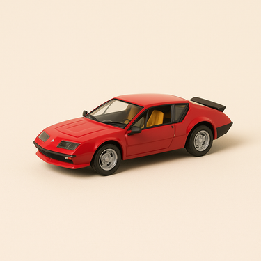 Photo professionnelle de la voiture miniature Renault Alpine A310 V6 Pack Gt Rouge Coffret - Image clean haute qualité