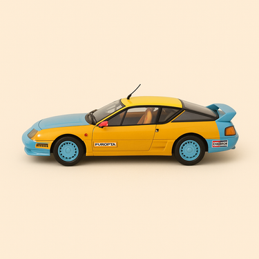 Photo professionnelle de la voiture miniature Renault Alpine A610 Raid Liberte De 1992 - Image clean haute qualité