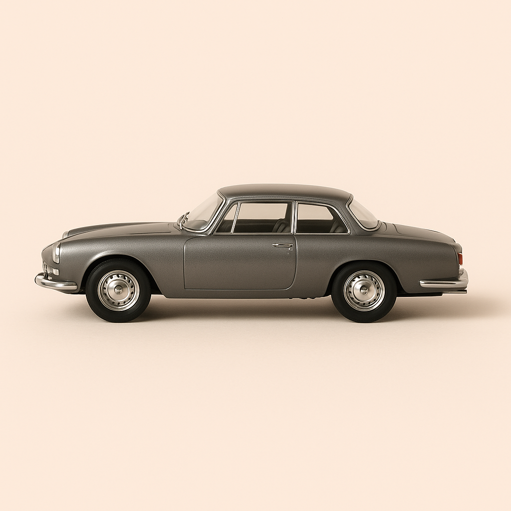 Renault Alpine 2+2 coupé gris de 1961