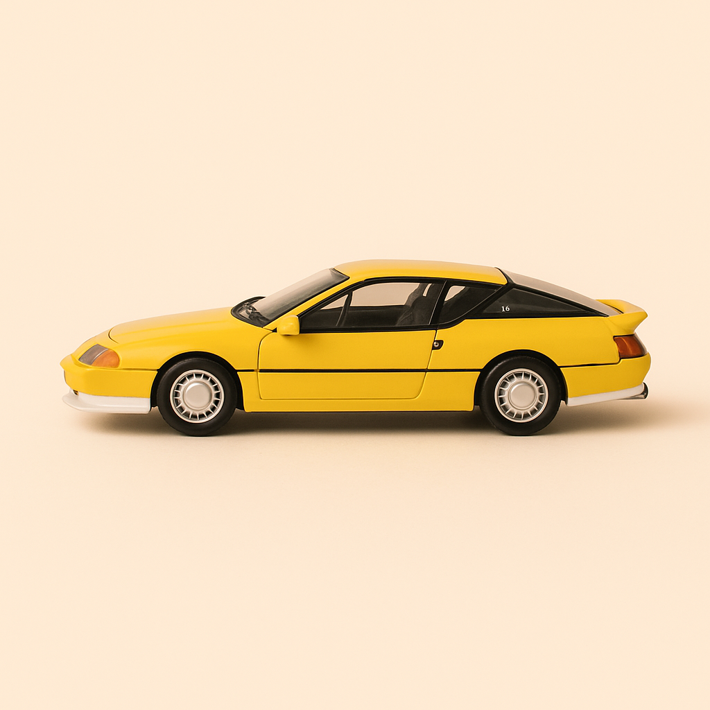 Renault Alpine GTA USA versión amarilla de 1986