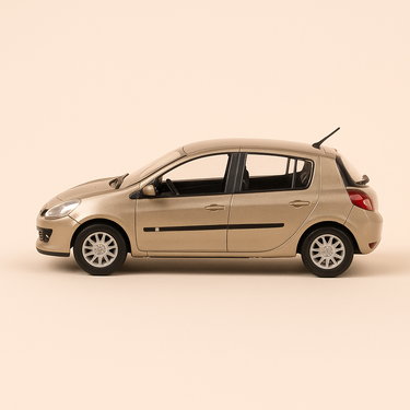 Photo professionnelle de la voiture miniature Renault Clio Marron 1 - Image clean haute qualité