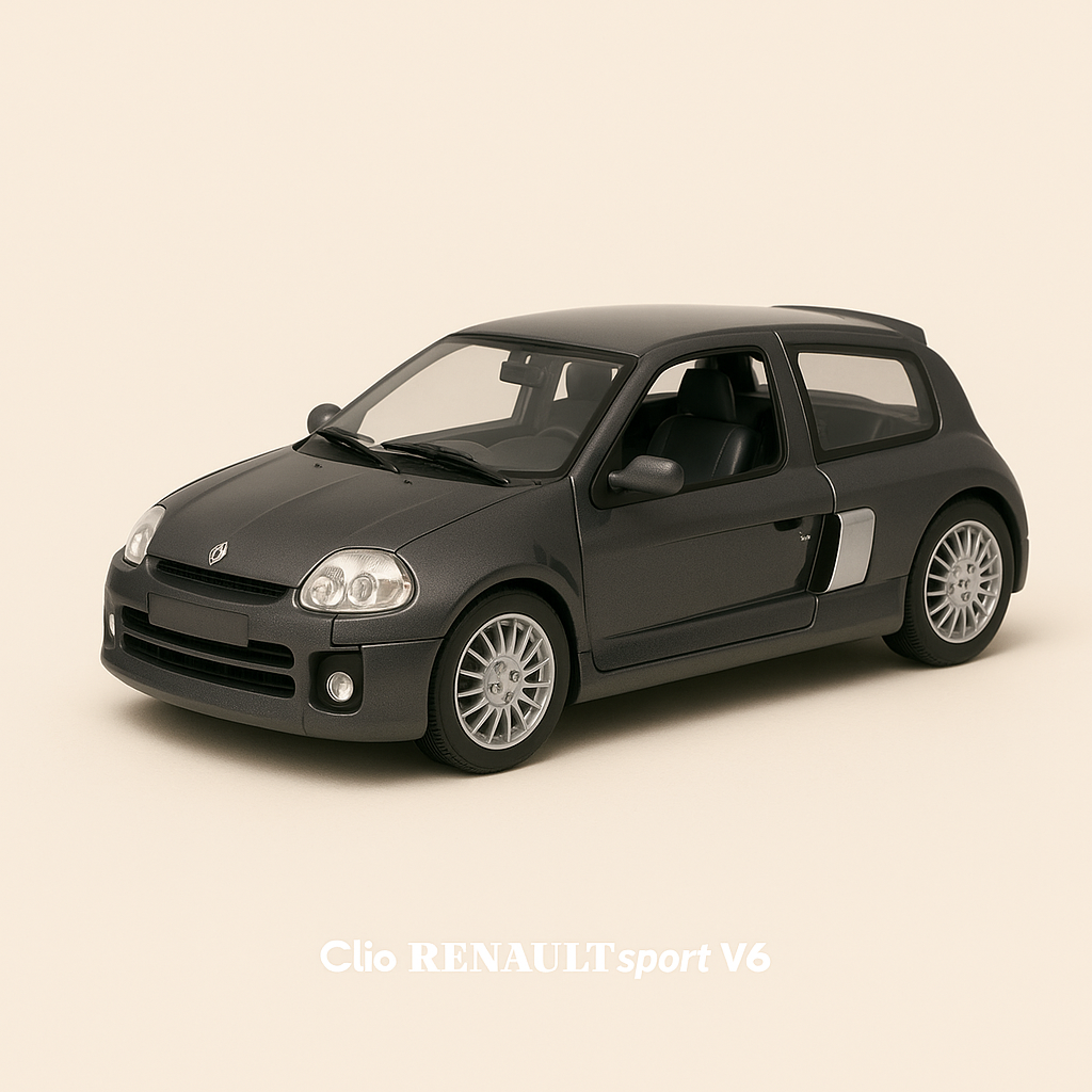 Renault Clio Sport V6 ganz donkelviolette