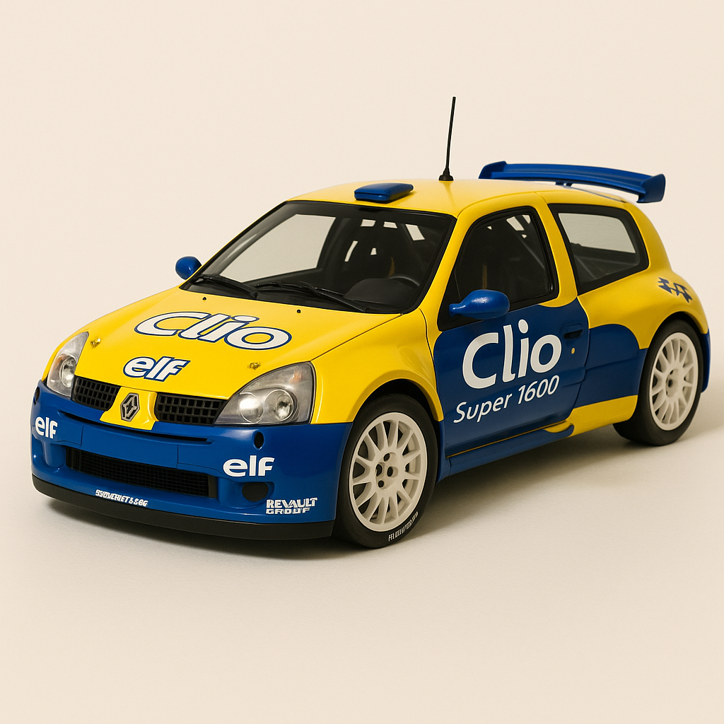 Renault Clio Super 1600 (zestaw kolekcjonerski z 3 samochodami)