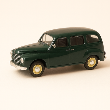 Photo professionnelle de la voiture miniature Renault Colorale Prairie Verte De 1952 - Image clean haute qualité
