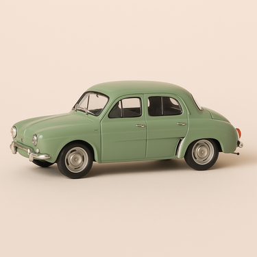 Photo professionnelle de la voiture miniature Renault Dauphine Gordini De 1957 - Image clean haute qualité