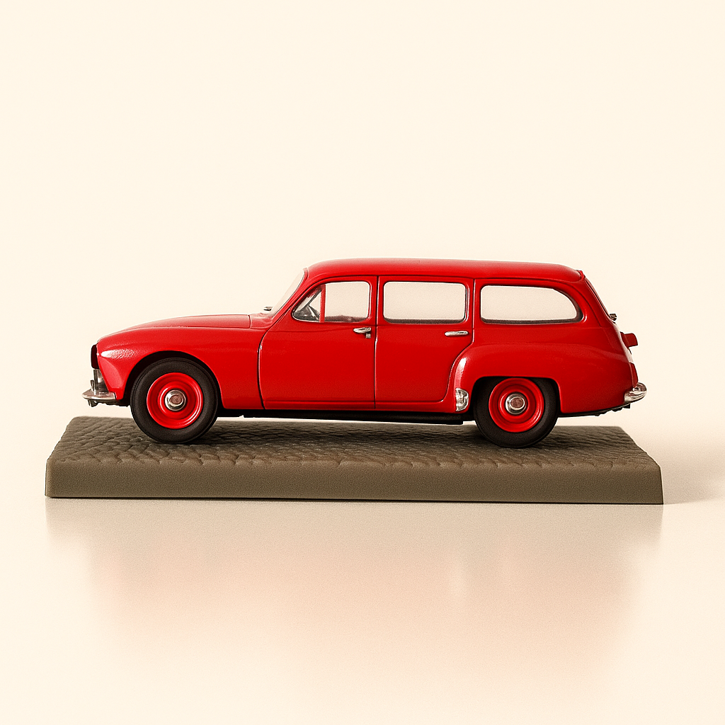 Renault Domaine rouge de 1956 (boite en carton - collection "Classiques")