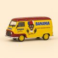 Photo professionnelle de la voiture miniature Renault Estafette Avec Publicite Banania - Image clean haute qualité