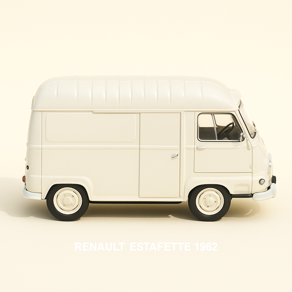 1962 beige/creme Renault Estafette (Skala 1/24)