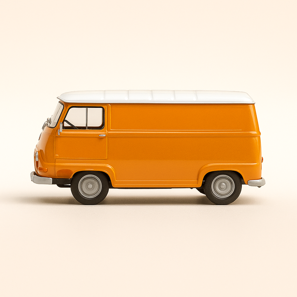 Orange Renault Estafette aus 1962
