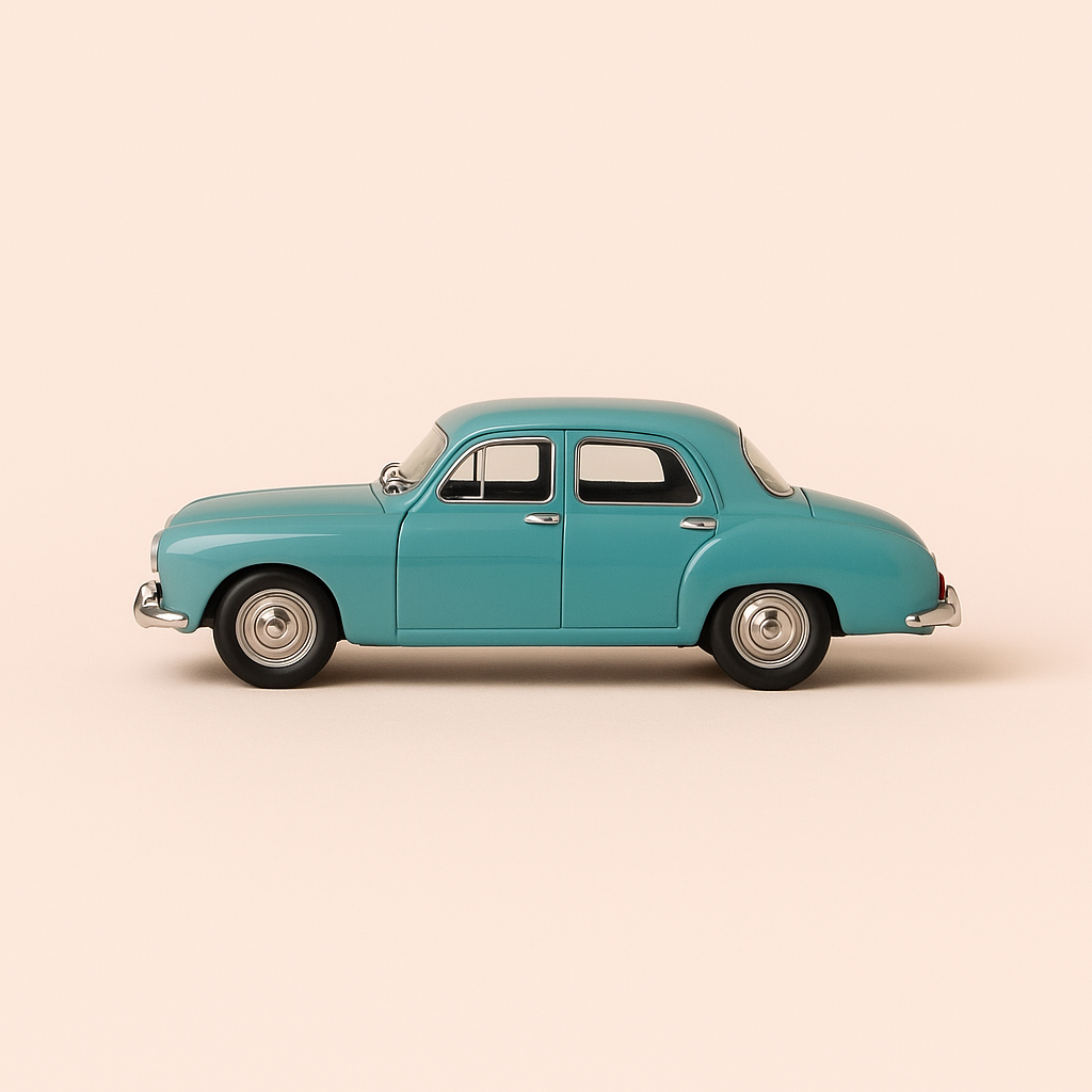 Renault frégate verte (2 couleurs de vert) de 1954