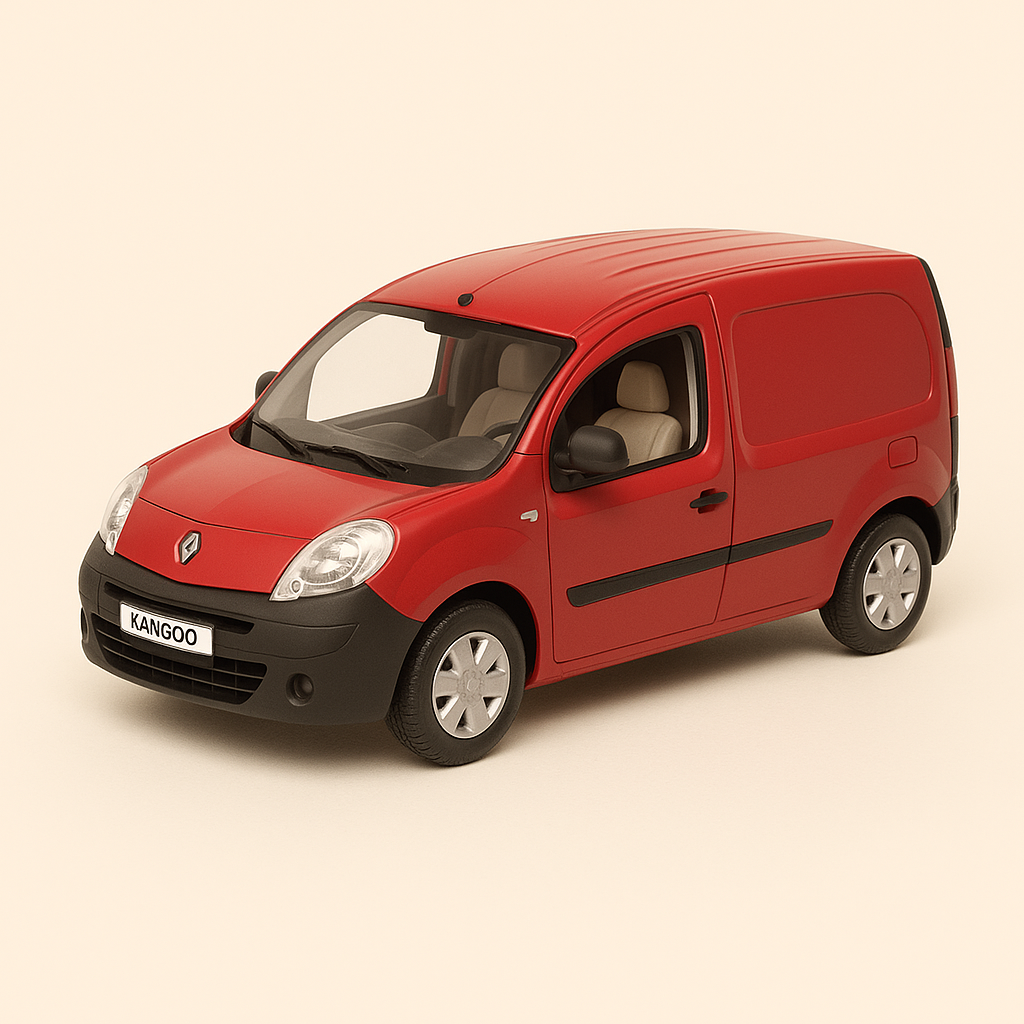 Renault Kangoo Express rouge foncé (boite rectangle)