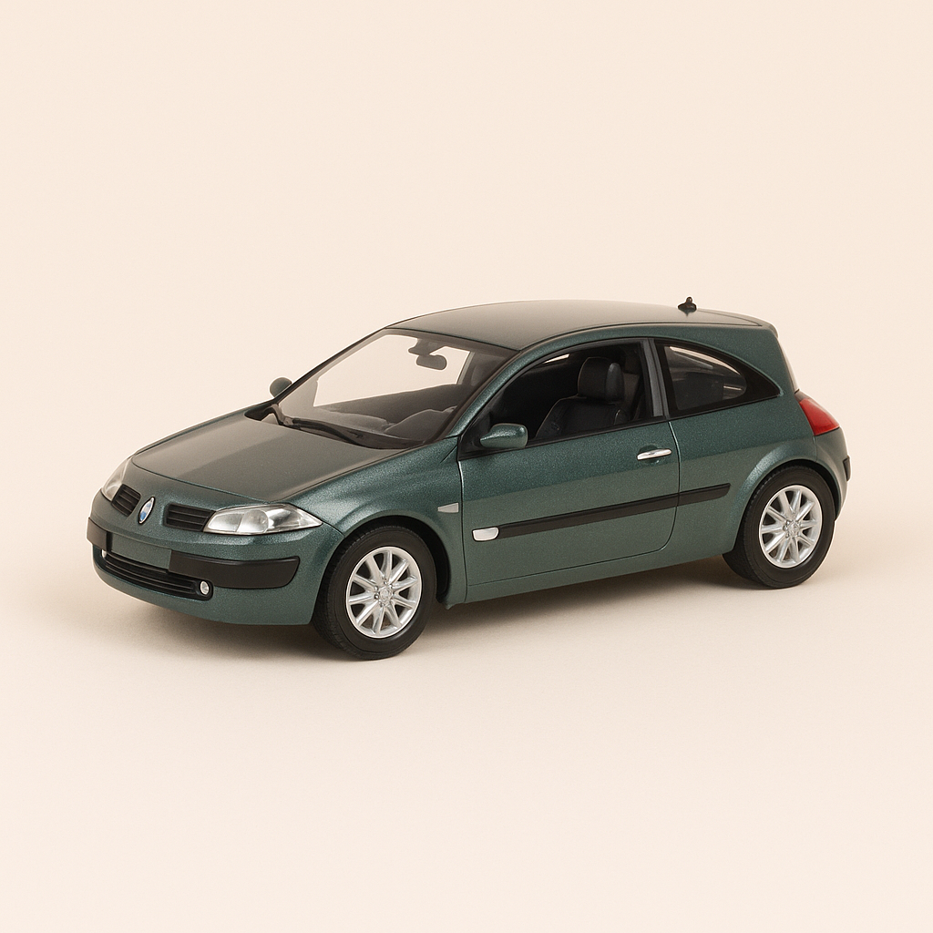 Renault Mégane 2 sport coupé 2.0 16v verte de 2003