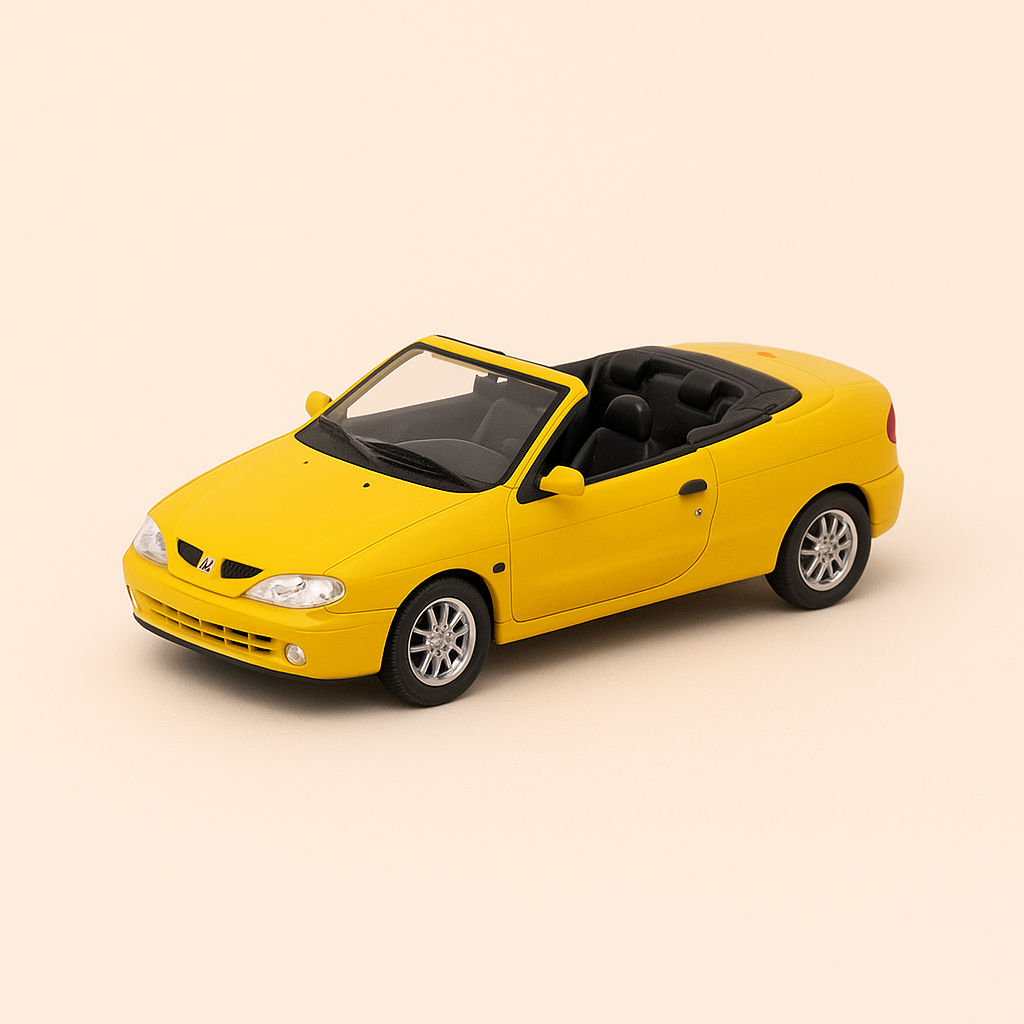 Renault Mégane cabriolet CVT 2.0 jaune de 2000