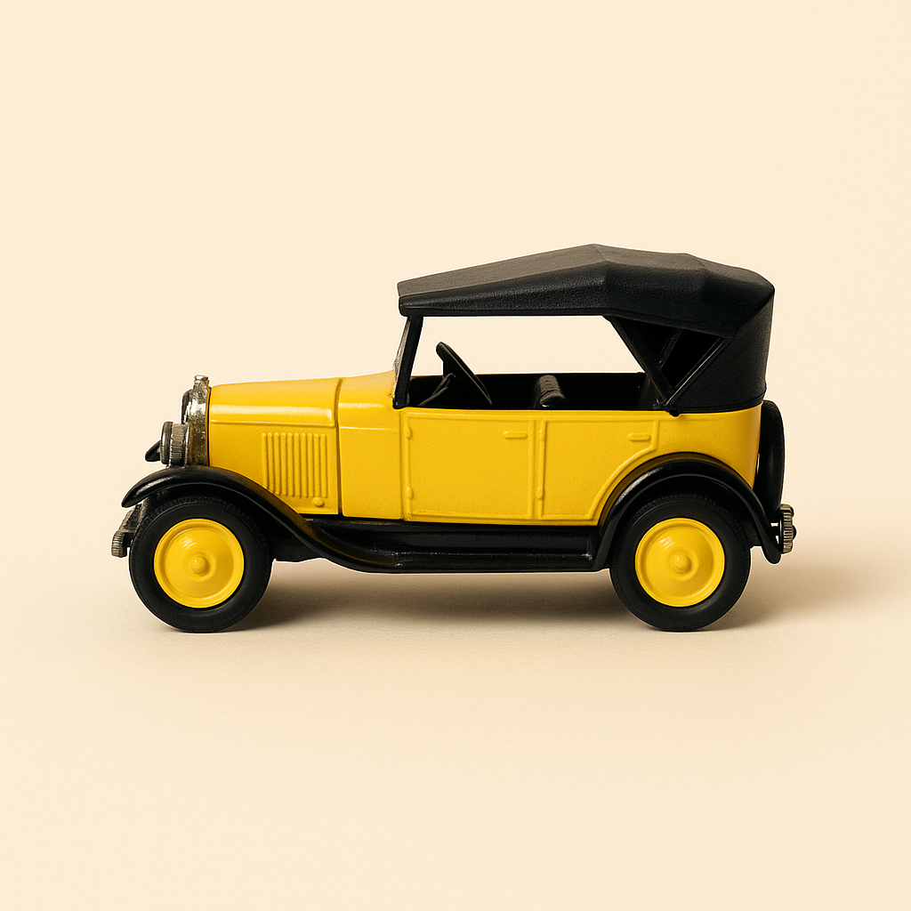 Renault NN Torpédo Découvert jaune et noire de 1927