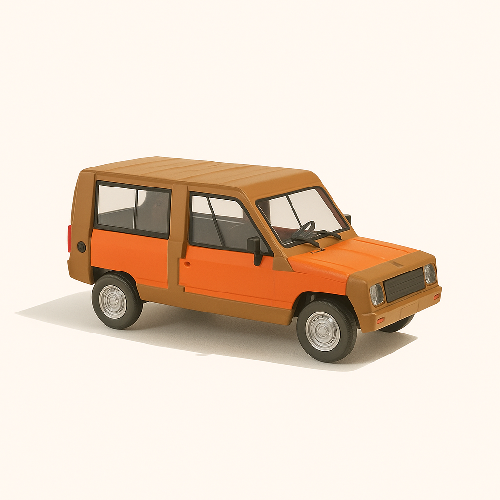 Renault Rodeo 5 orange a brong Daach