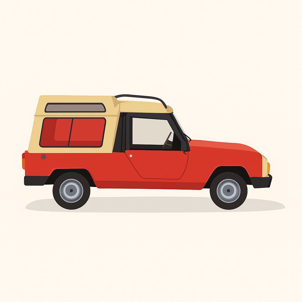 Renault Rodeo 6 rout a beige Daach