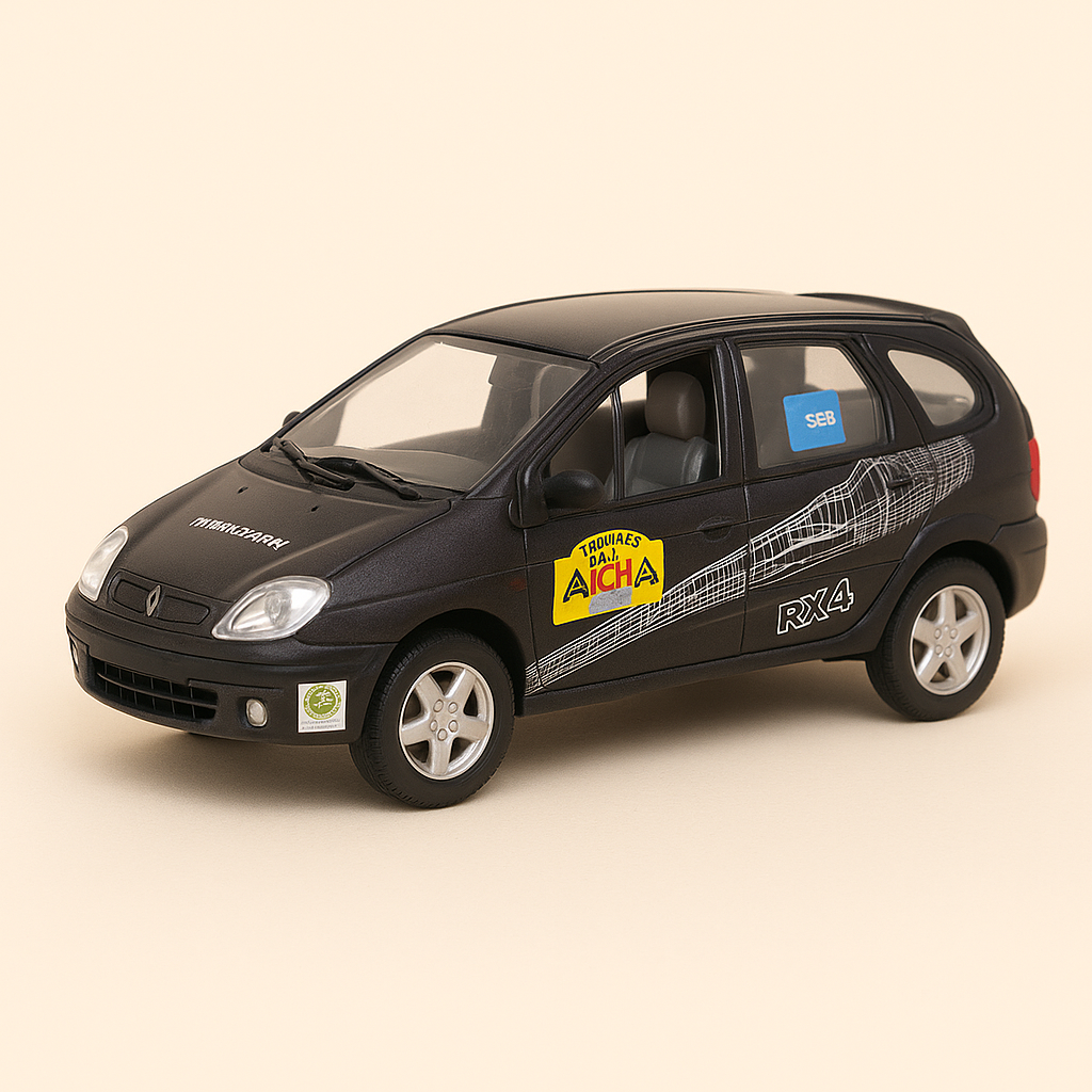 Renault Scénic RX4 noir prototype TROPHEE DES GAZELLES (Technocentre Renault) SANS la boite en carton