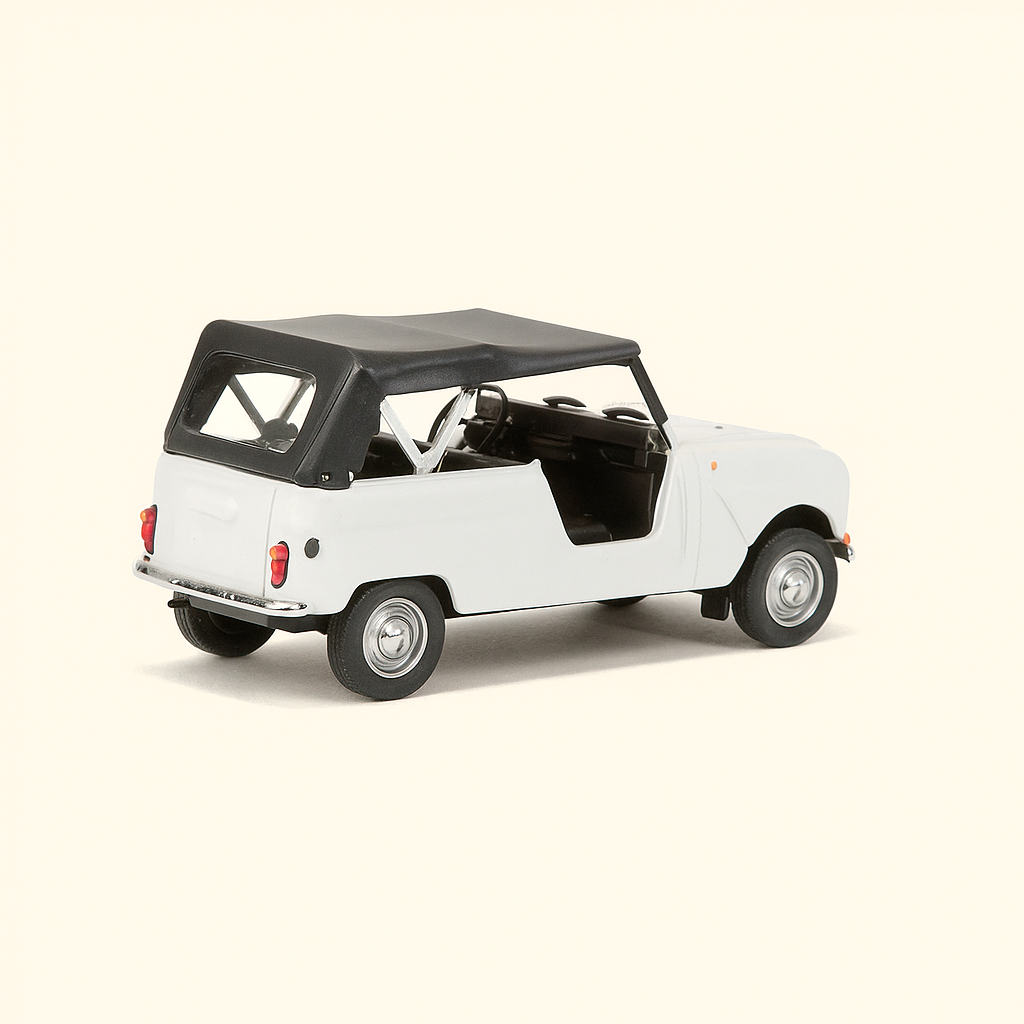 Renault Sinpar torpédo blanche et toit noir