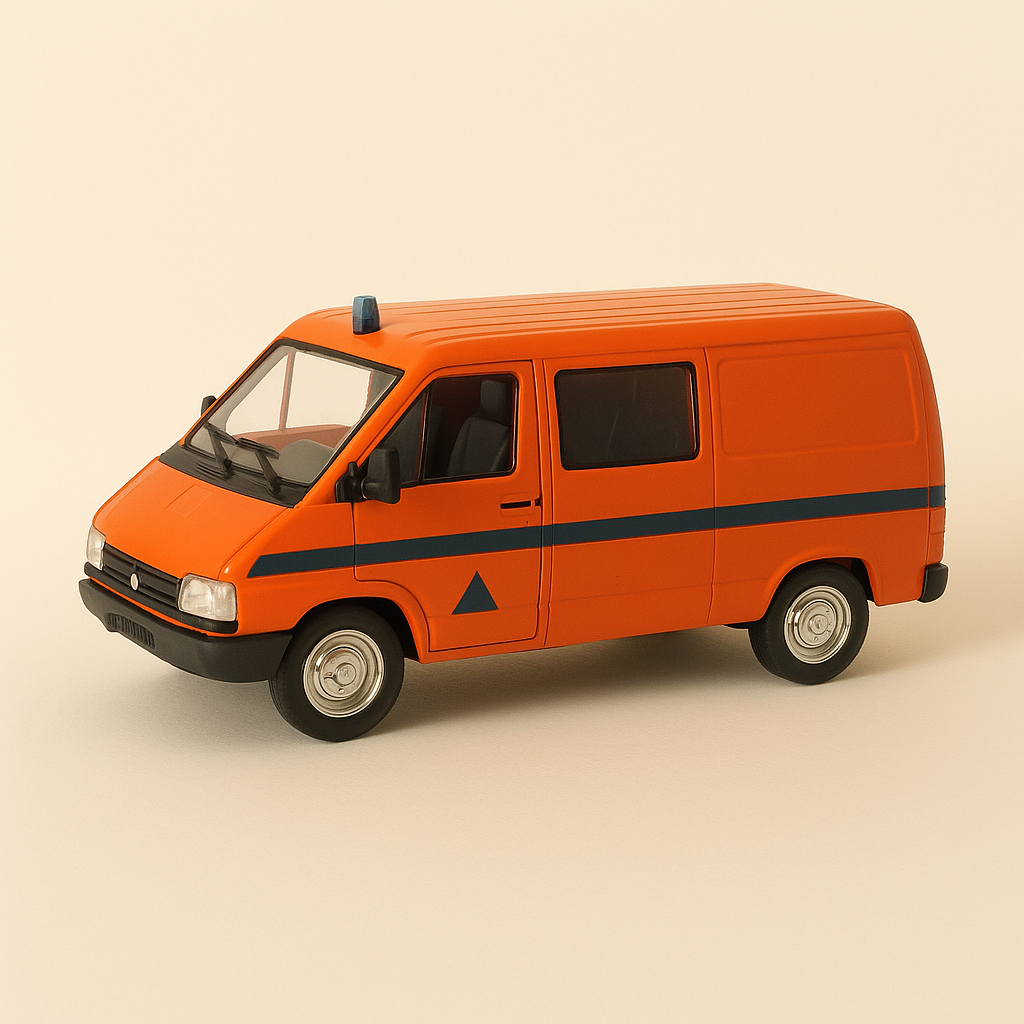 Renault Trafic naranja seguridad civil