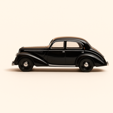 Photo professionnelle de la voiture miniature Salmson S4 61 Berline De 1949 - Image clean haute qualité