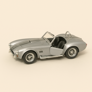 Photo professionnelle de la voiture miniature Shelby Cobra 427S C Grise De 1964 Voiture Americaine - Image clean haute qualité