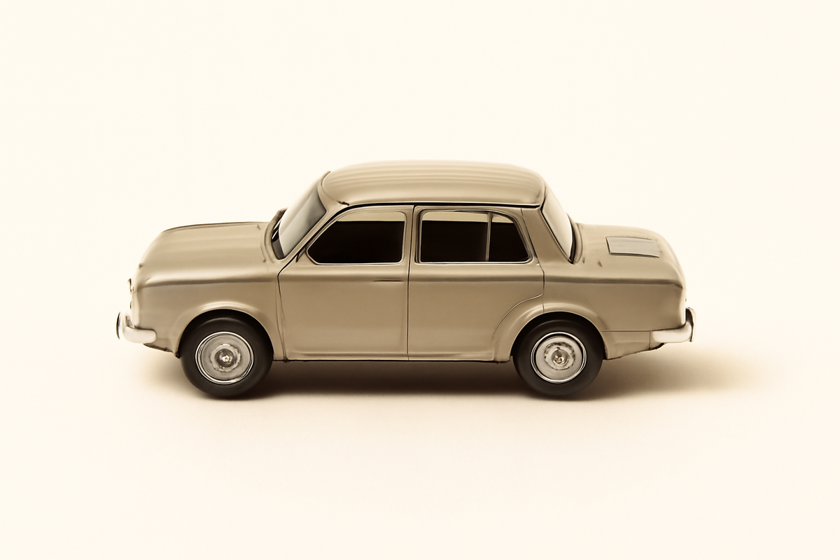 SIMCA 1000 GL hellbraun vun 1965 (Auto Plus)