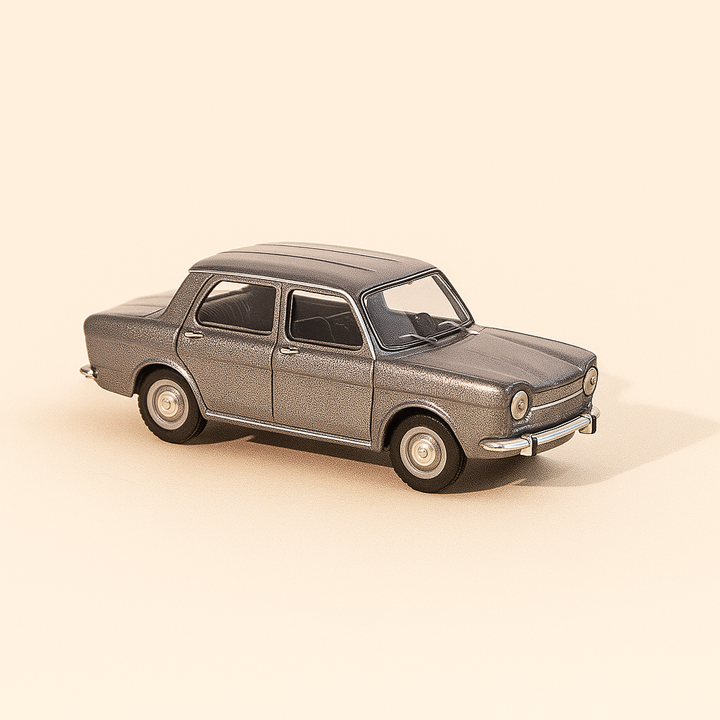 Dark grey Simca 1000 from 1962